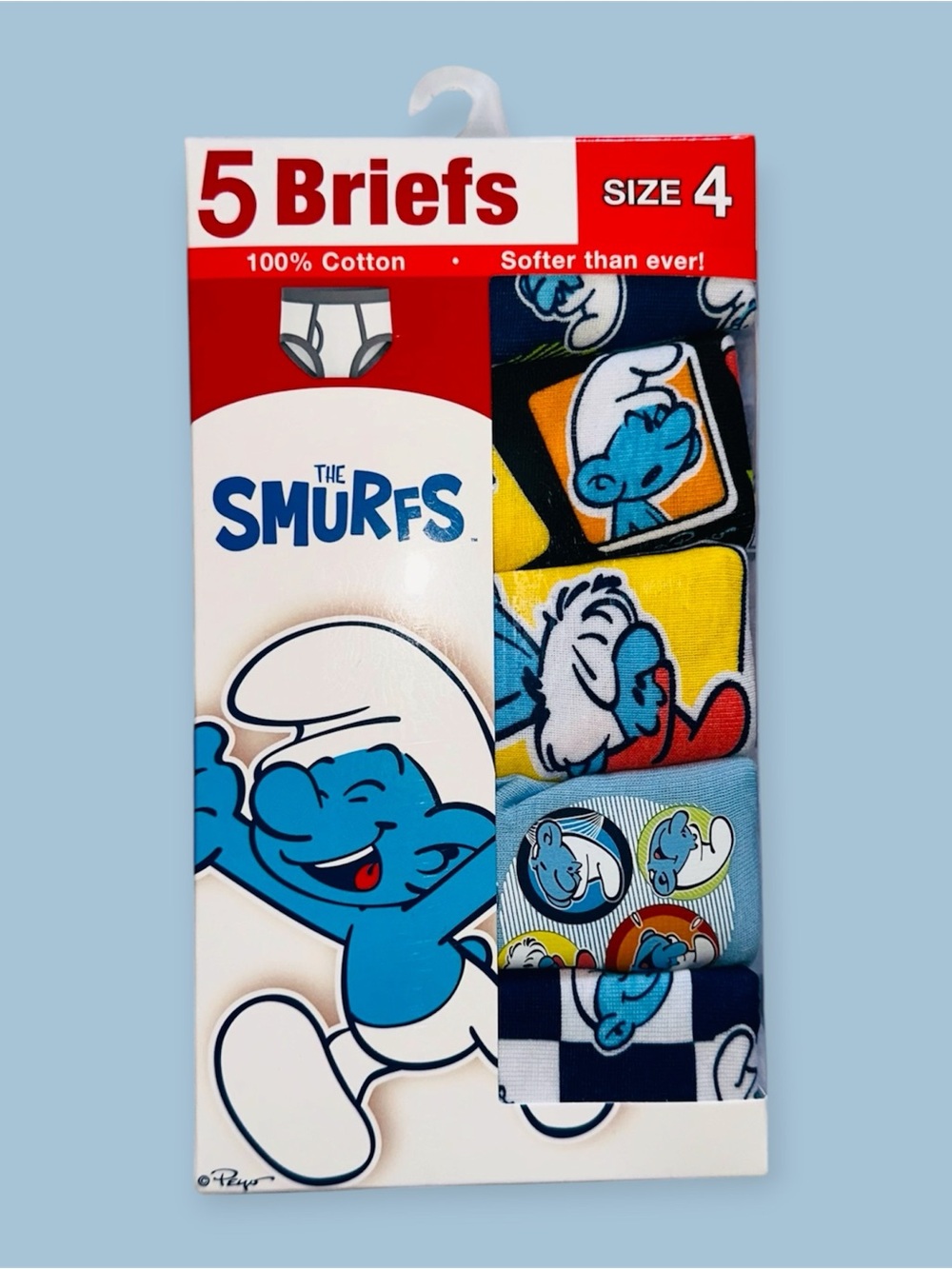 New 5 Pack Toddler Smurf’s Briefs